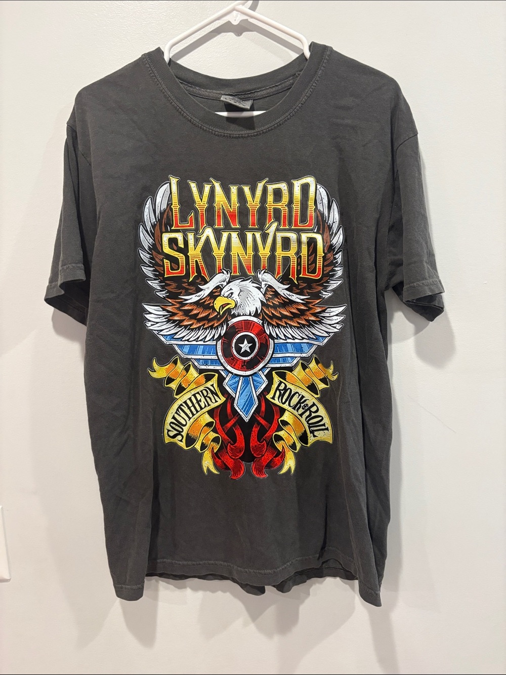 Comfort Colors Lynyrd Skynyrd Eagle Graphic Tee in Black